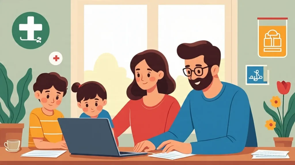 10 Surprising Facts About Germany 10 German family in home office showing work-life balance and happiness metrics