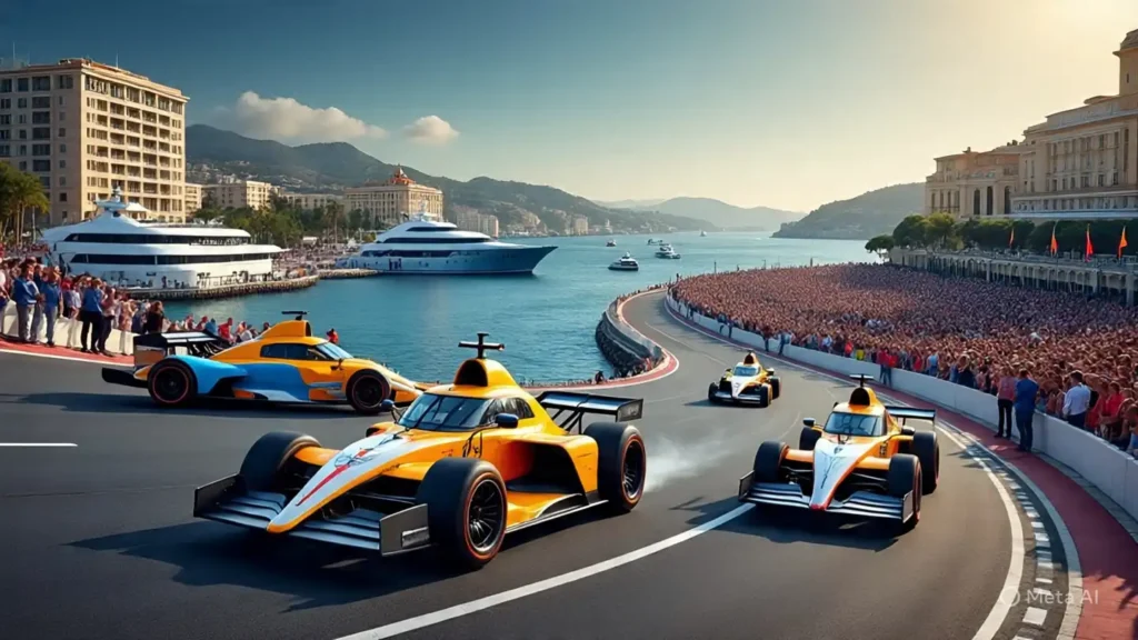 50 interesting facts about Monaco 3 Formula 1 cars racing through Monaco’s narrow city streets during the famous Grand Prix.