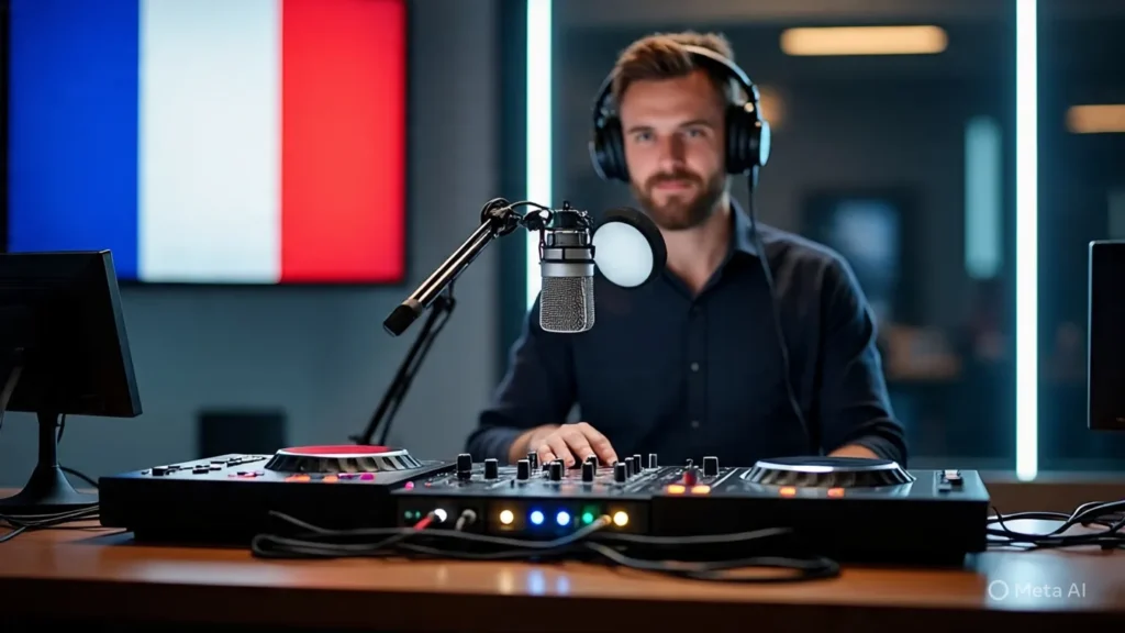 30 Interesting Facts About France You Probably Didn’t Know 7 French radio DJ in a studio broadcasting music under the French music quota law.