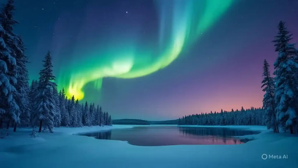 60 Fun Facts About Sweden: Vikings, Fika, Design, and Nordic Nature 2 Sweden northern light night view, 60 fun facts about sweden.